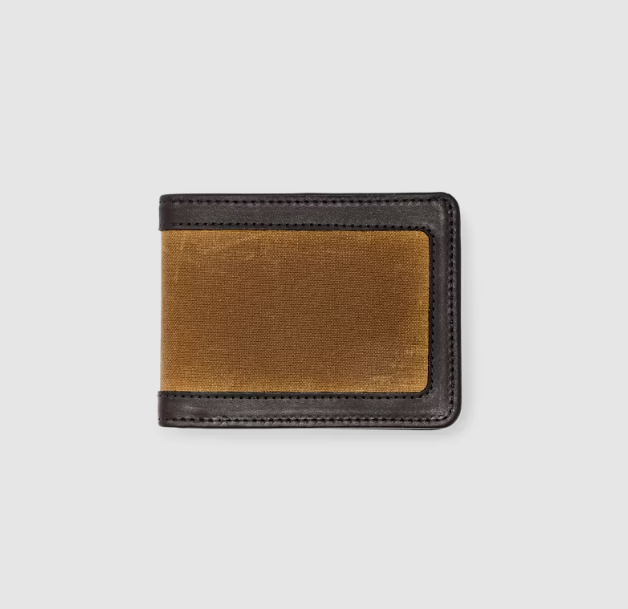 Tin Cloth Outfitter Wallet- Dark tan